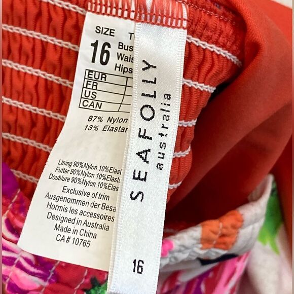 Seafolly Women’s Rio Bustier Maillot One Piece Swimsuit - Picture 5 of 5